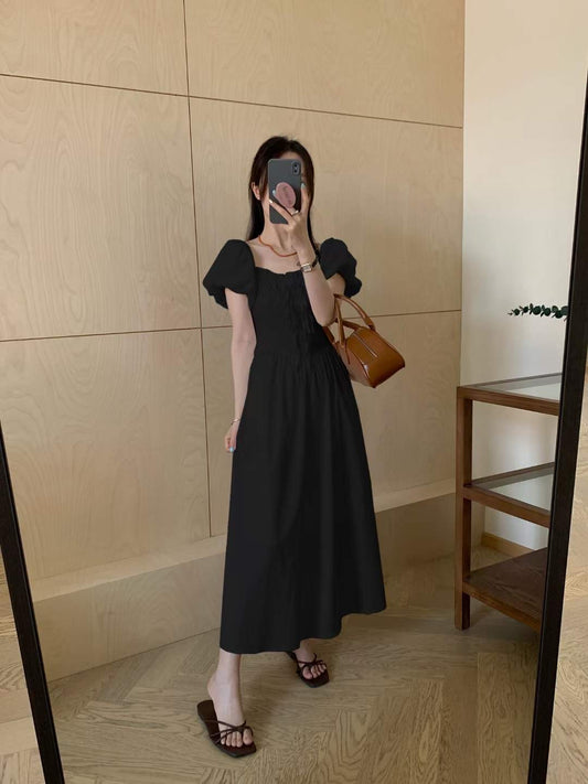 Vestido con Diseño Francés