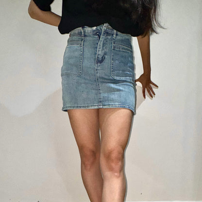 Falda Corta Mezclilla Sencillo
